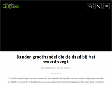 Tablet Screenshot of g-tyres.com